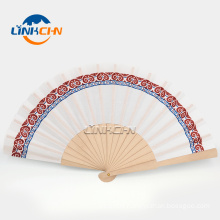 hot selling manual wooden sticks hand fan for decoration